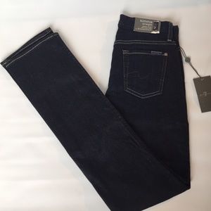 7 For All Mankind straight jeans in stretch denim